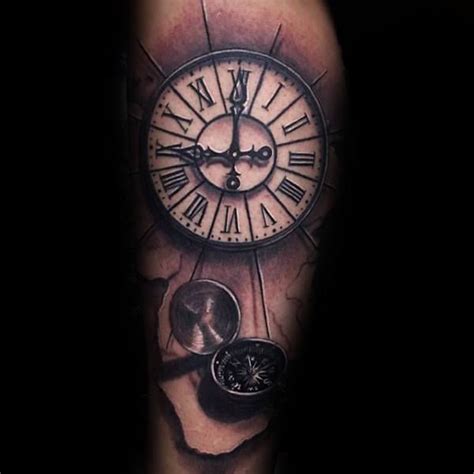 roman tattoo ideas|clock with roman numerals tattoo.